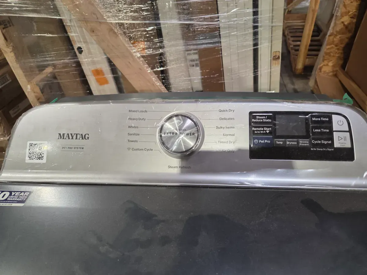 7.4 cu.ft. vented Front Load Electric Dryer in White with Premium Motor - image 4