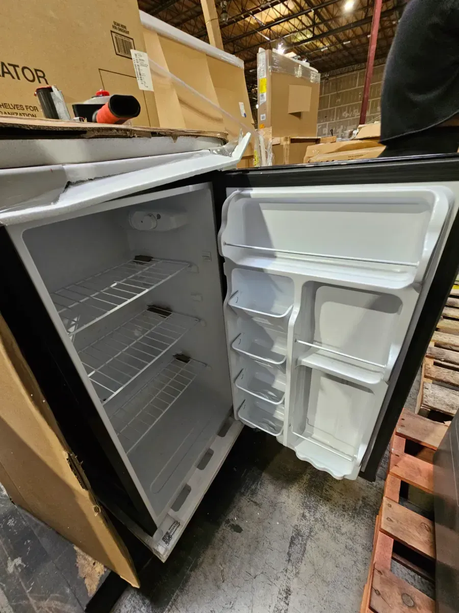 3.3 cu. ft. Mini Refrigerator in Stainless Look with 7-Door Racks and Energy Efficiency - image 2