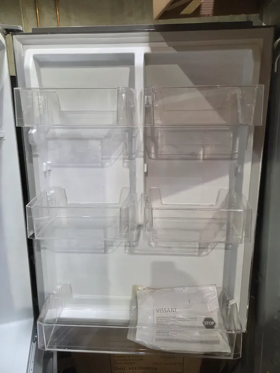 Vissani 30 in. 18.7 cu. ft. Bottom Freezer Refrigerator in Fingerprint Resistant Stainless Steel, Garage Ready - image 4