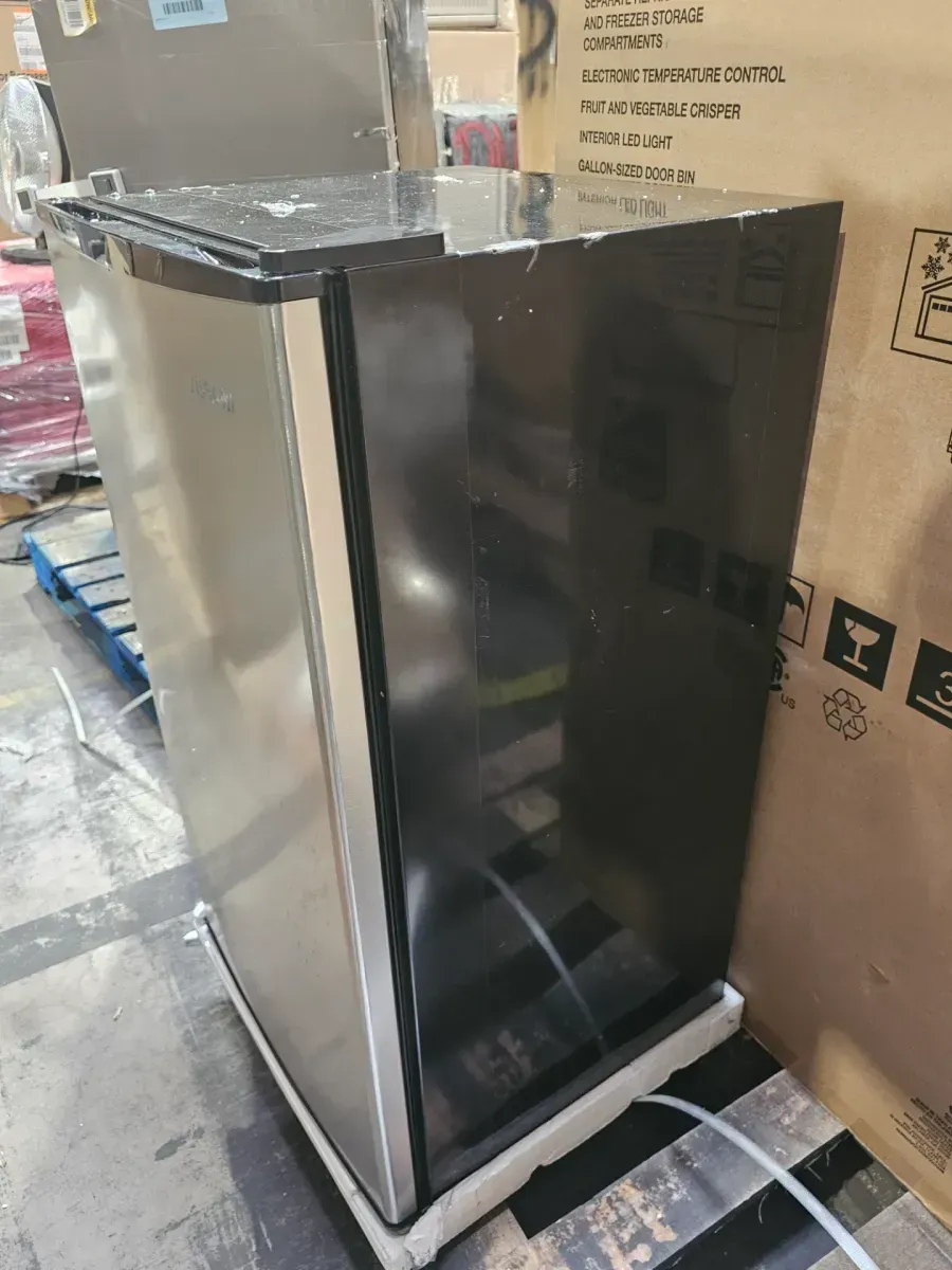 3.3 cu. ft. Mini Refrigerator in Stainless Look with 7-Door Racks and Energy Efficiency - image 5