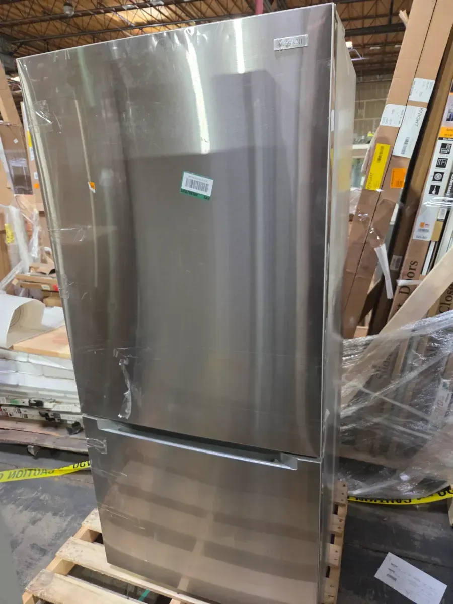 Vissani 30 in. 18.7 cu. ft. Bottom Freezer Refrigerator in Fingerprint Resistant Stainless Steel, Garage Ready - image 8