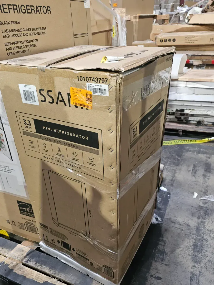 3.3 cu. ft. Mini Refrigerator in Stainless Look with 7-Door Racks and Energy Efficiency - image 10