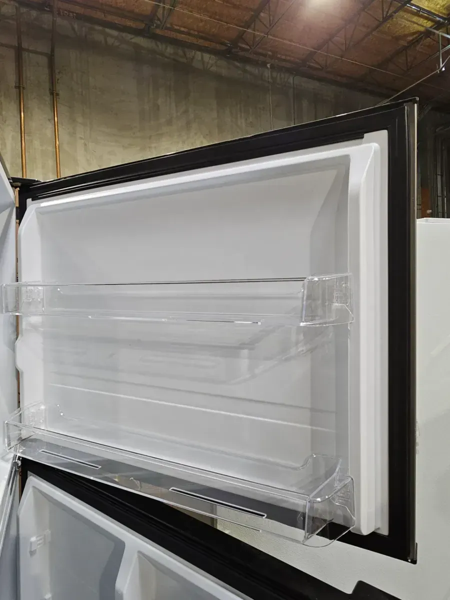 Vissani 18.1 cu. ft. Top Freezer Refrigerator in Fingerprint Resistant Stainless Steel Look, Garage Ready - image 8