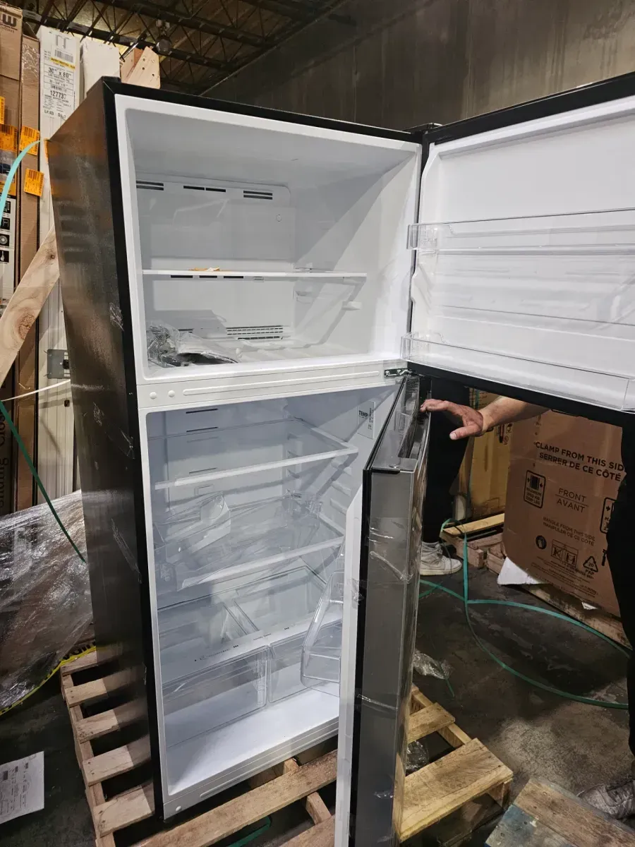 Vissani 18.1 cu. ft. Top Freezer Refrigerator in Fingerprint Resistant Stainless Steel Look, Garage Ready - image 10