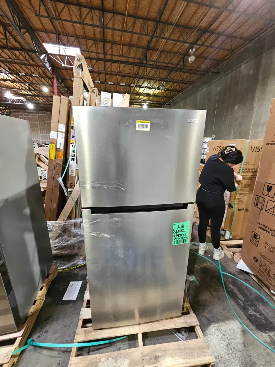 Vissani 18.1 cu. ft. Top Freezer Refrigerator in Fingerprint Resistant Stainless Steel Look, Garage Ready - image 11