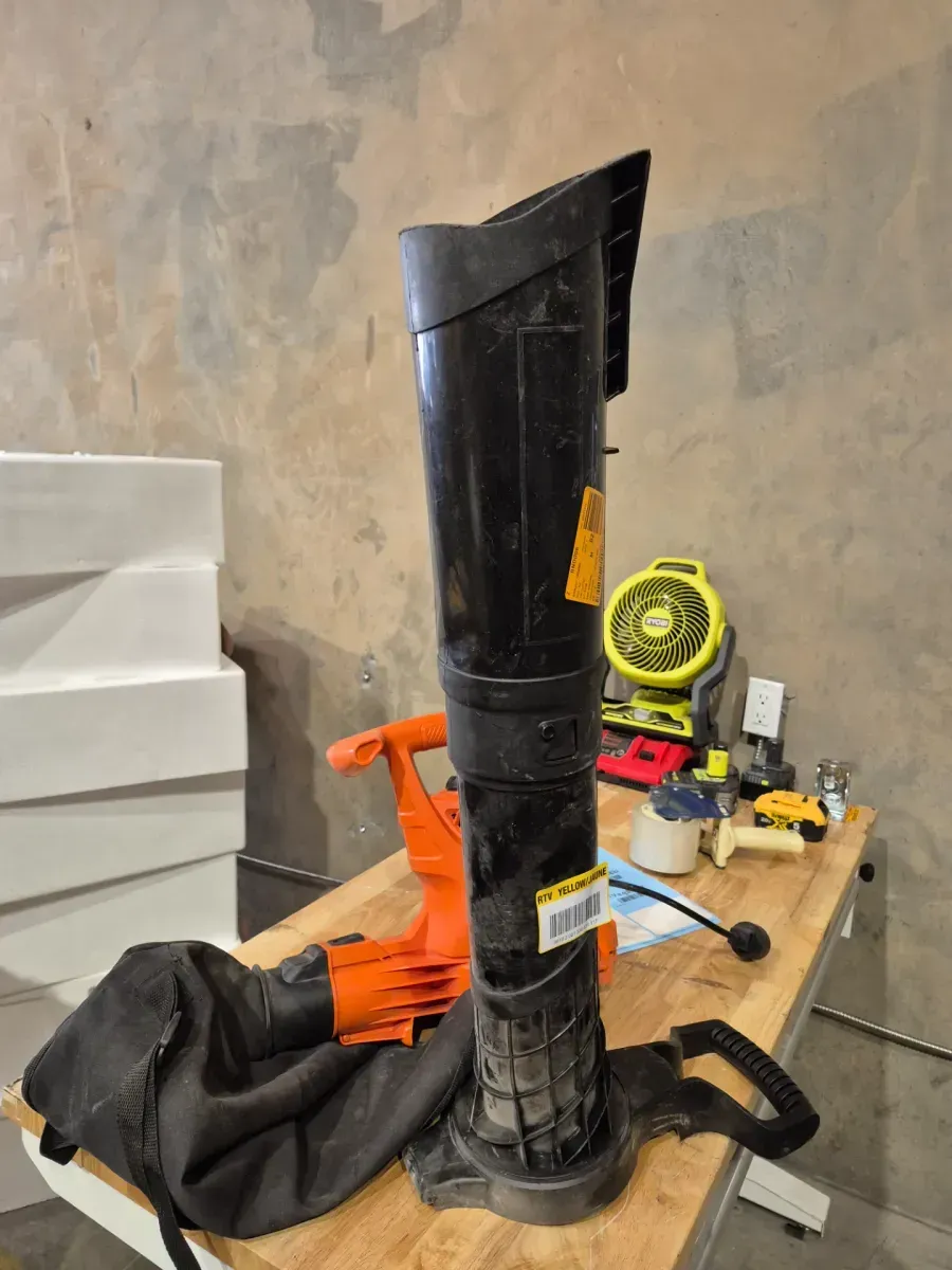 ***Not working ***12 AMP 230 MPH 385 CFM Corded Electric 3-In-1 Handheld Leaf Blower, Vacuum & Mulcher with Tool Free Switchover - image 3