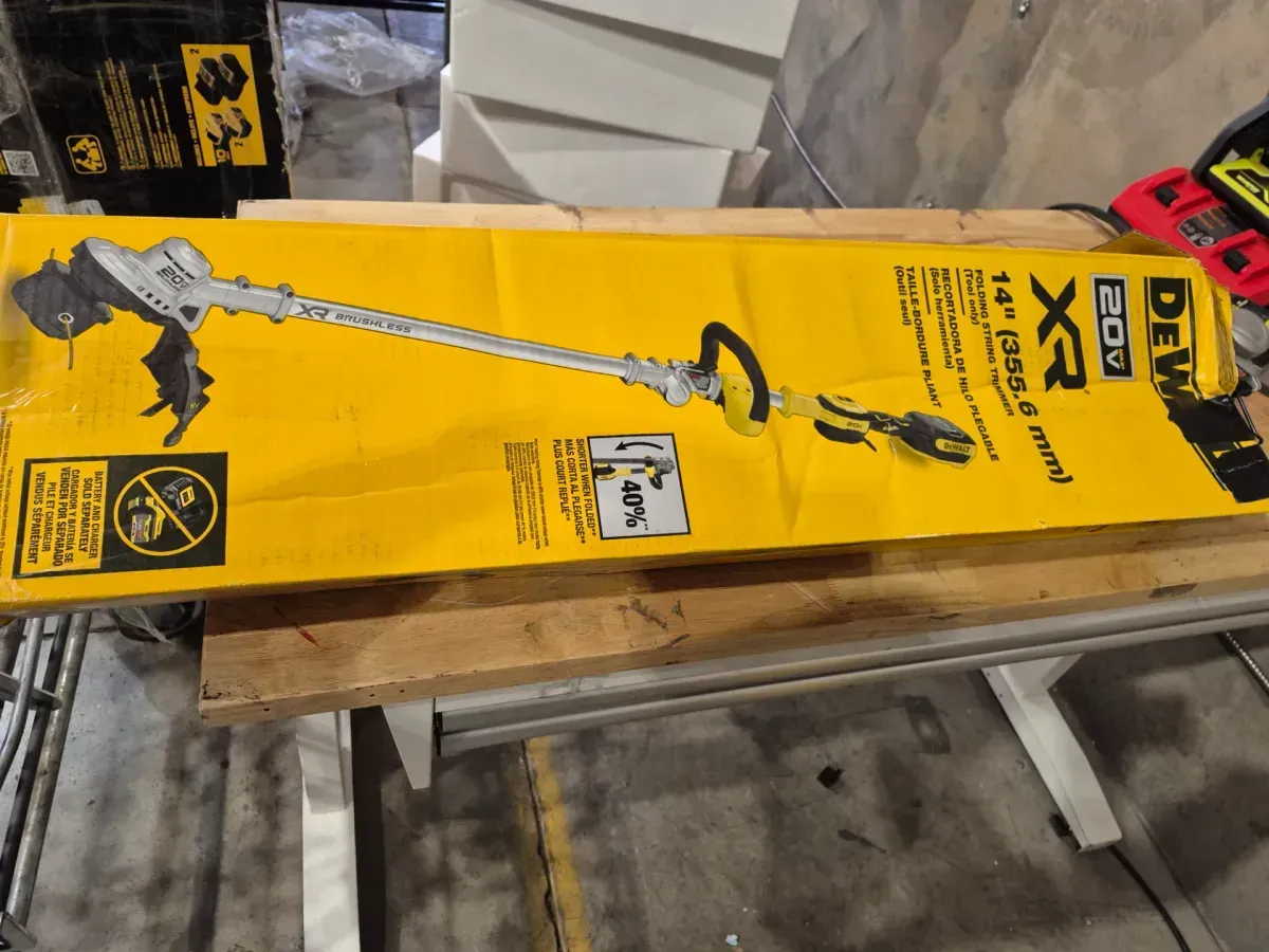 20V MAX 14 in. Brushless Cordless Battery Powered Foldable String Trimmer (Tool Only) - image 3