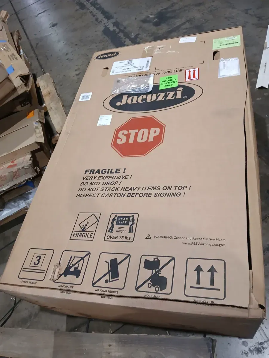 CETRA 60 in. x 32 in. Acrylic Left Drain Rectangular Alcove Soaking Bathtub in White - image 2