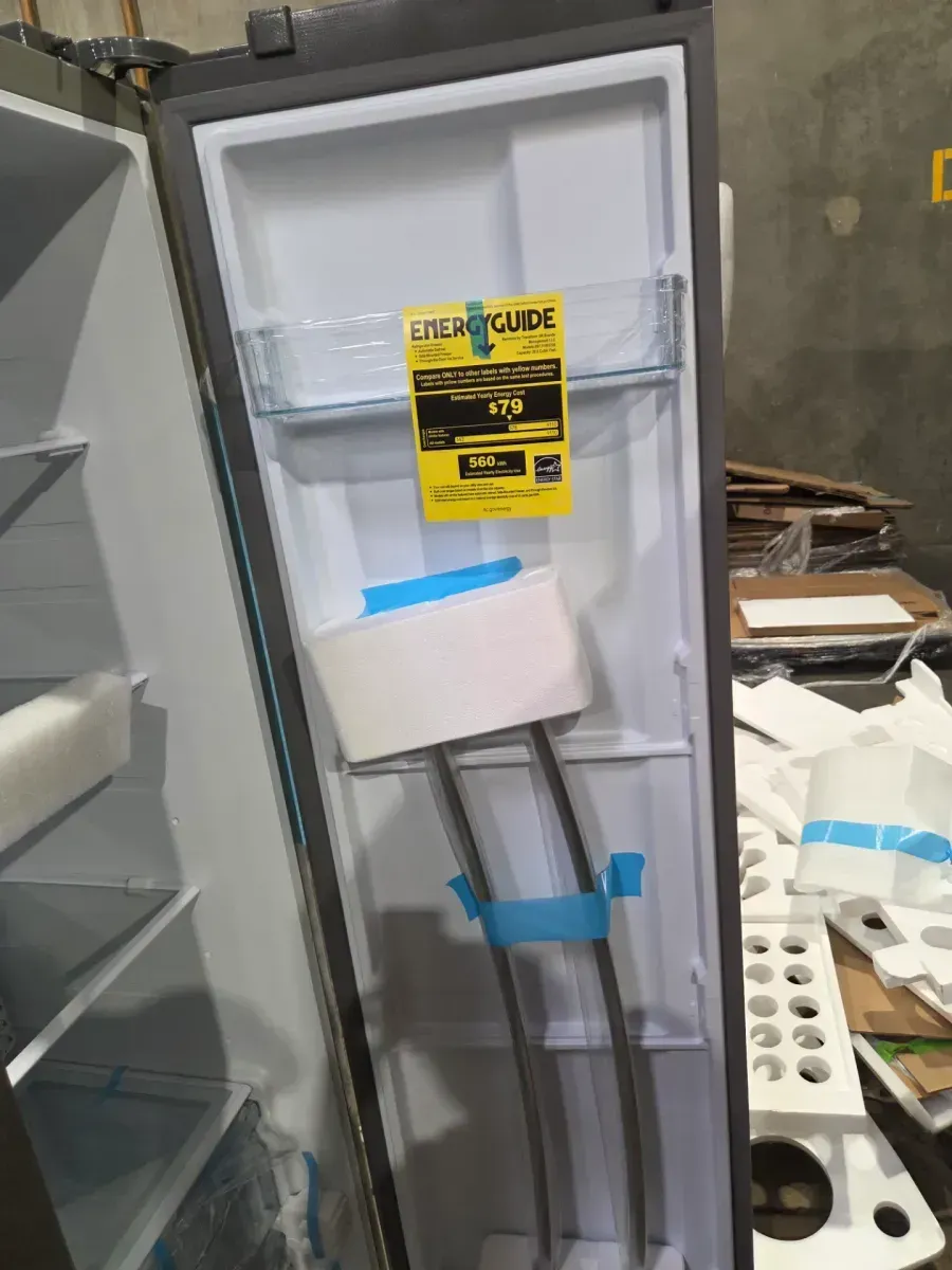 24.6 cu. ft. Side by Side Refrigerator in Fingerprint Resistant Stainless Finish - image 3