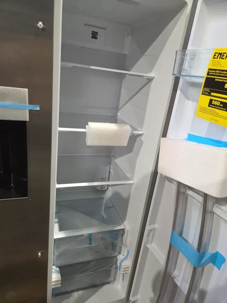 24.6 cu. ft. Side by Side Refrigerator in Fingerprint Resistant Stainless Finish - image 4