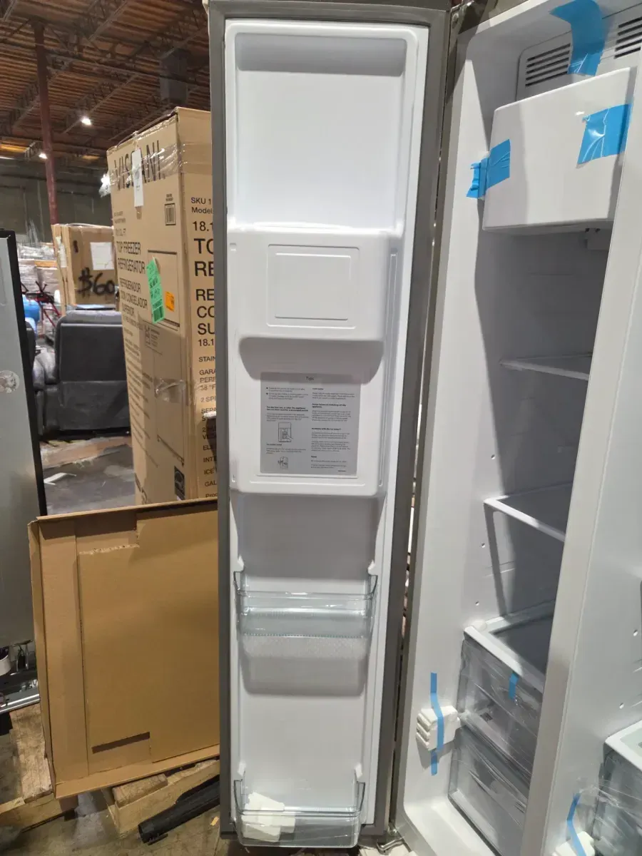 24.6 cu. ft. Side by Side Refrigerator in Fingerprint Resistant Stainless Finish - image 6