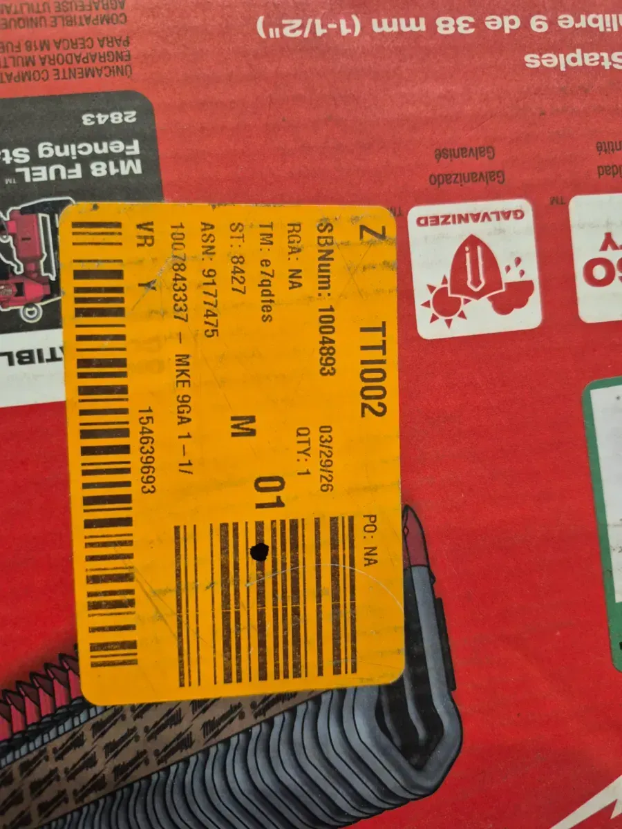 1-1/2 in. 9-Gauge Galvanized Staples for M18 FUEL Utility Fencing Stapler (960 Per Box) - image 2