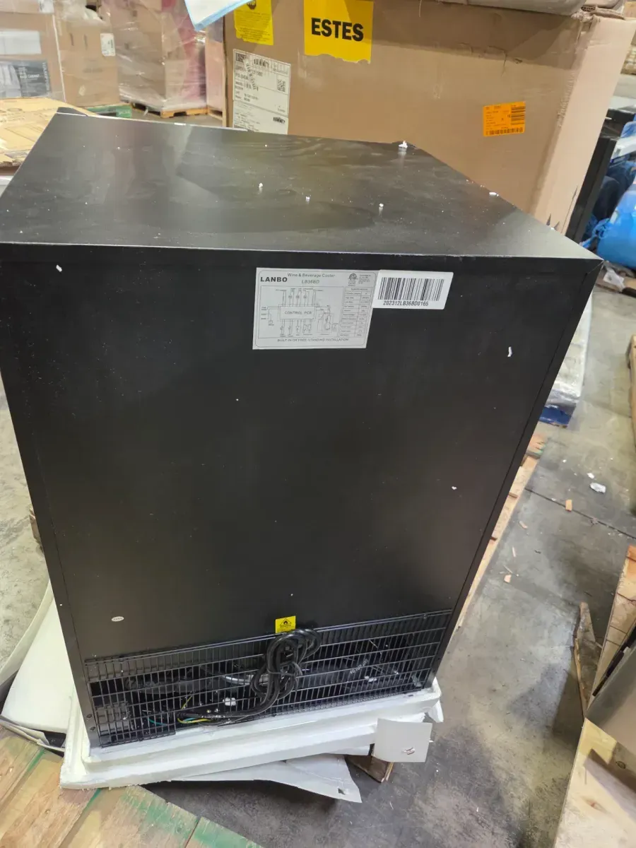 Wine Refrigerator 23 in. Dual Zone 18-Bottle 55-Can Beverage and Wine cooler in Stainless Steel - image 4