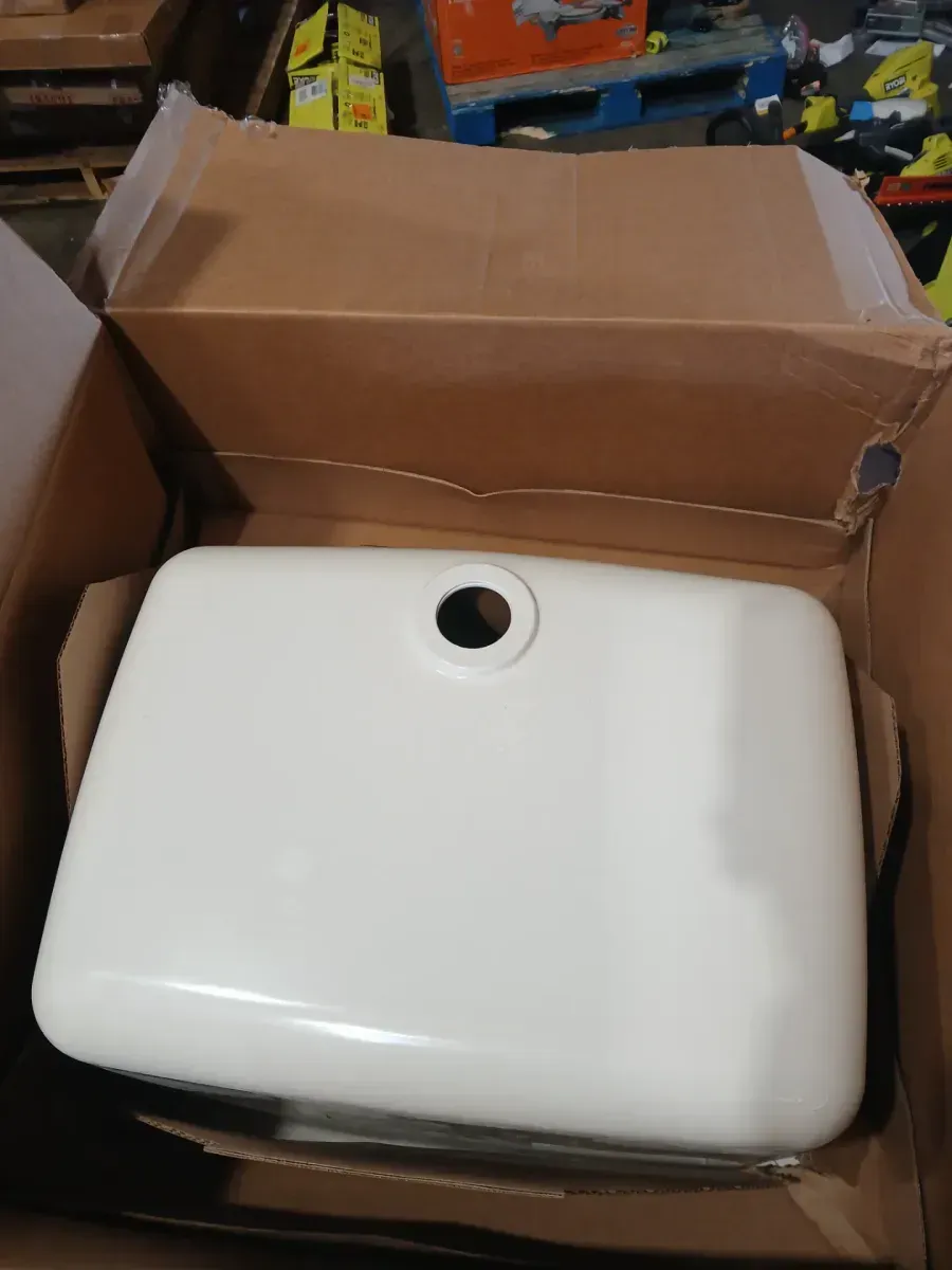 22 in. x 25 in. x 13.75 in. Molded Fiberglass Drop in Utility Sink in White - image 2