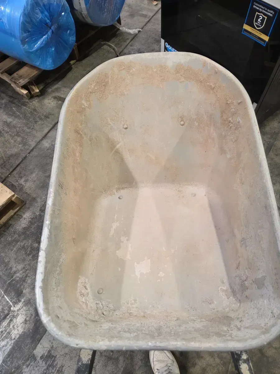 6 cu. ft. PRO Heavy-Duty Steel Tub Wheelbarrow, Steel Braces and Handles, Easy Pivot/Dump Design, 16 in. Pneumatic Wheel - image 3