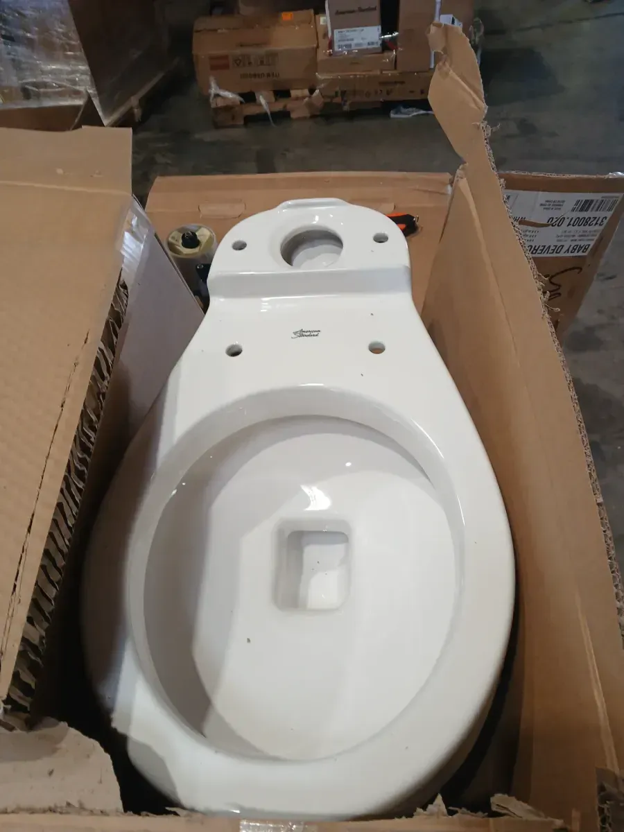Baby Devoro 1.28 GPF Round Front Toilet Bowl Only in White - image 5