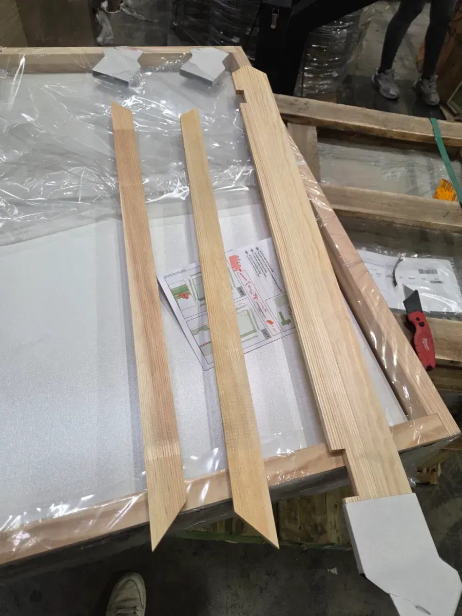 DWT 27 in. x 35 in. Wall Hatch Wood Thermo Insulated Access Door - image 2