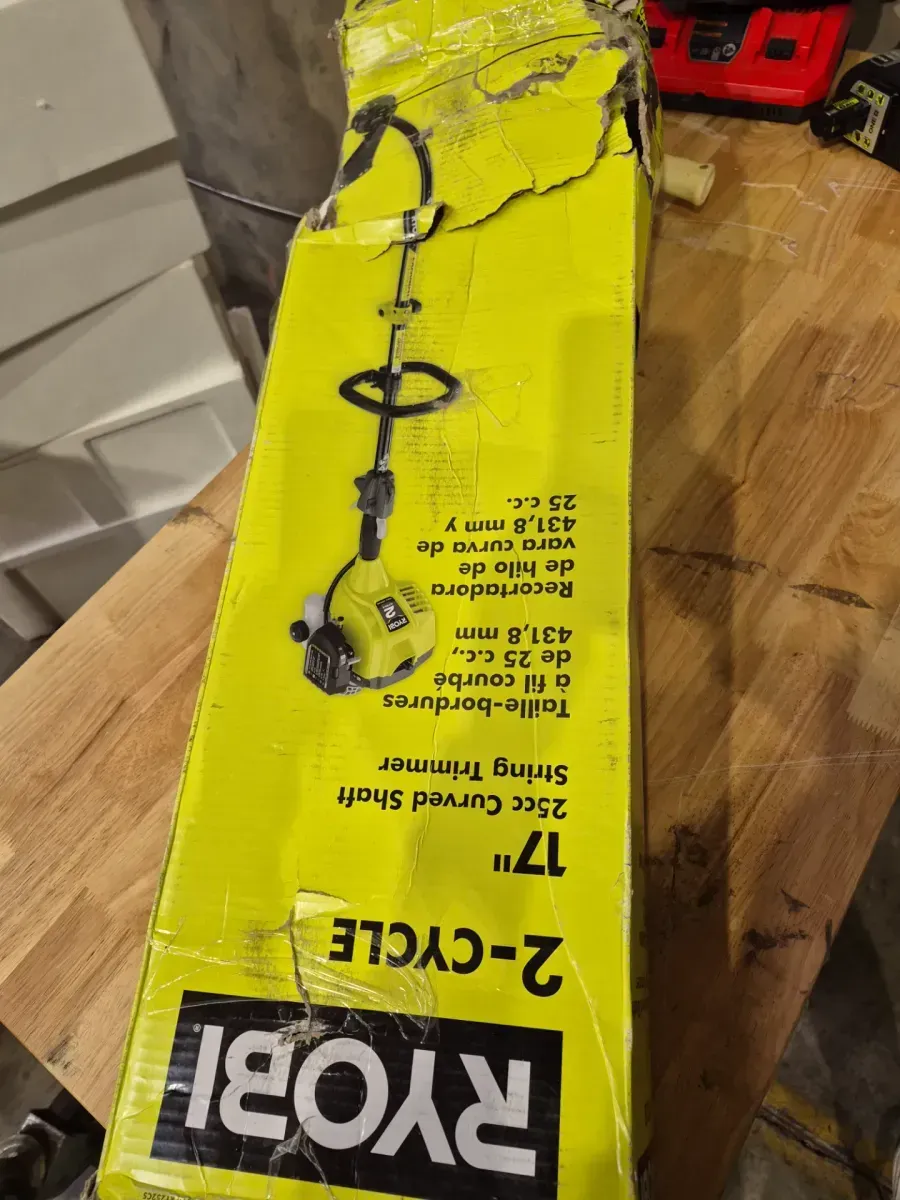 25 cc 2-Stroke Attachment Capable Full Crank Curved Shaft Gas String Trimmer - image 3