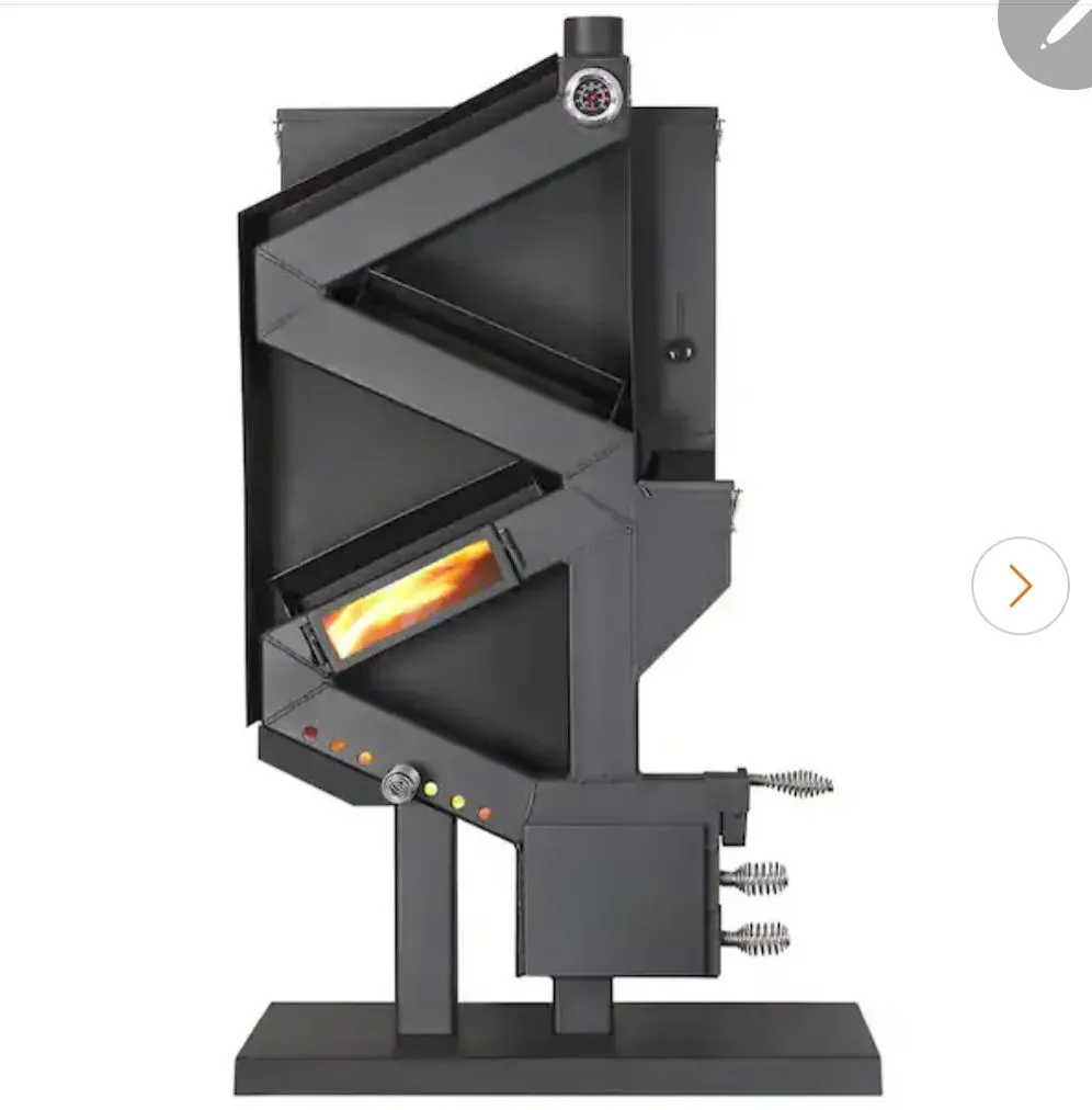 Modern Gravity-Fed Wood Pellet Stove - image 1