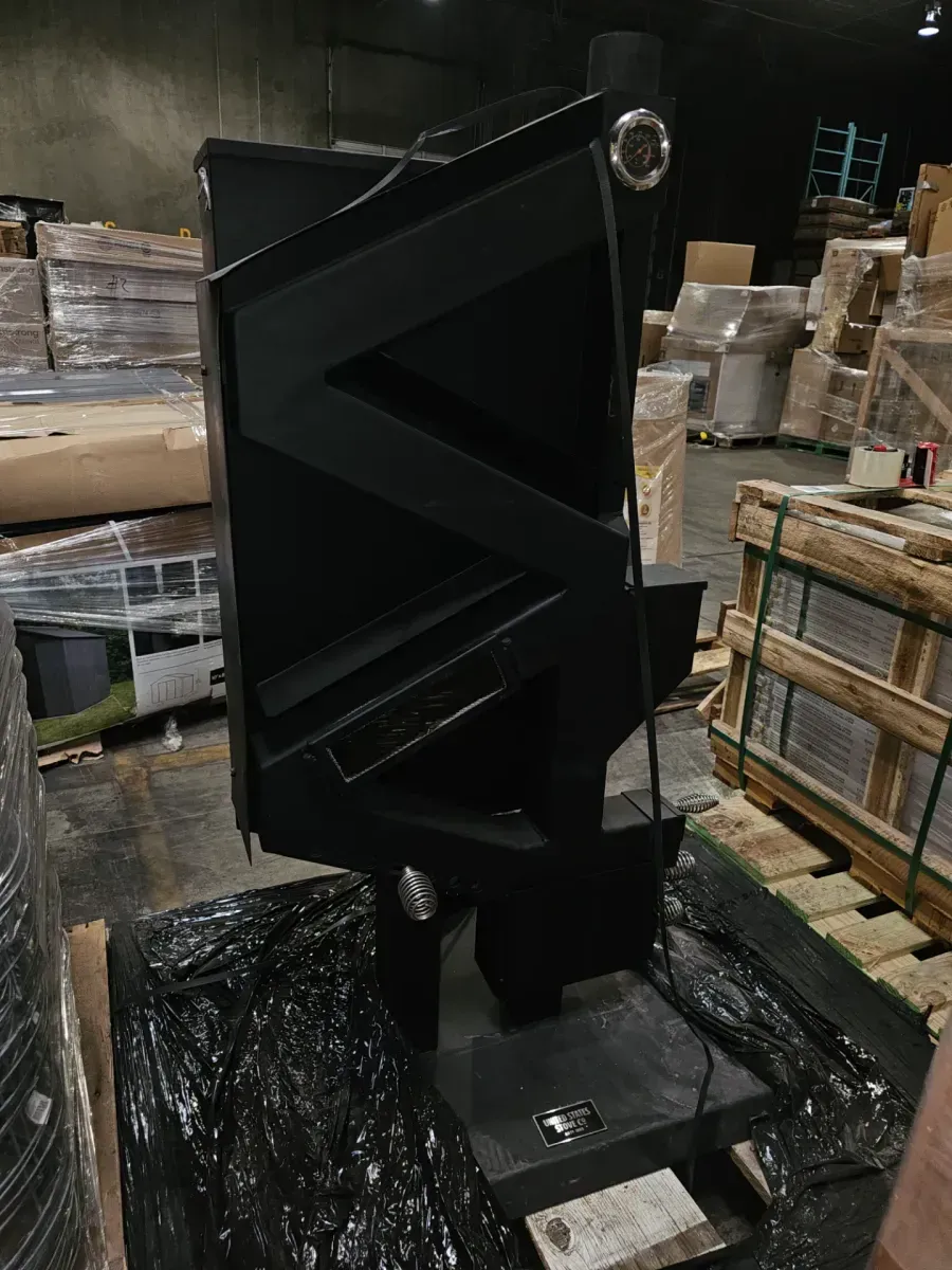 Modern Gravity-Fed Wood Pellet Stove - image 2