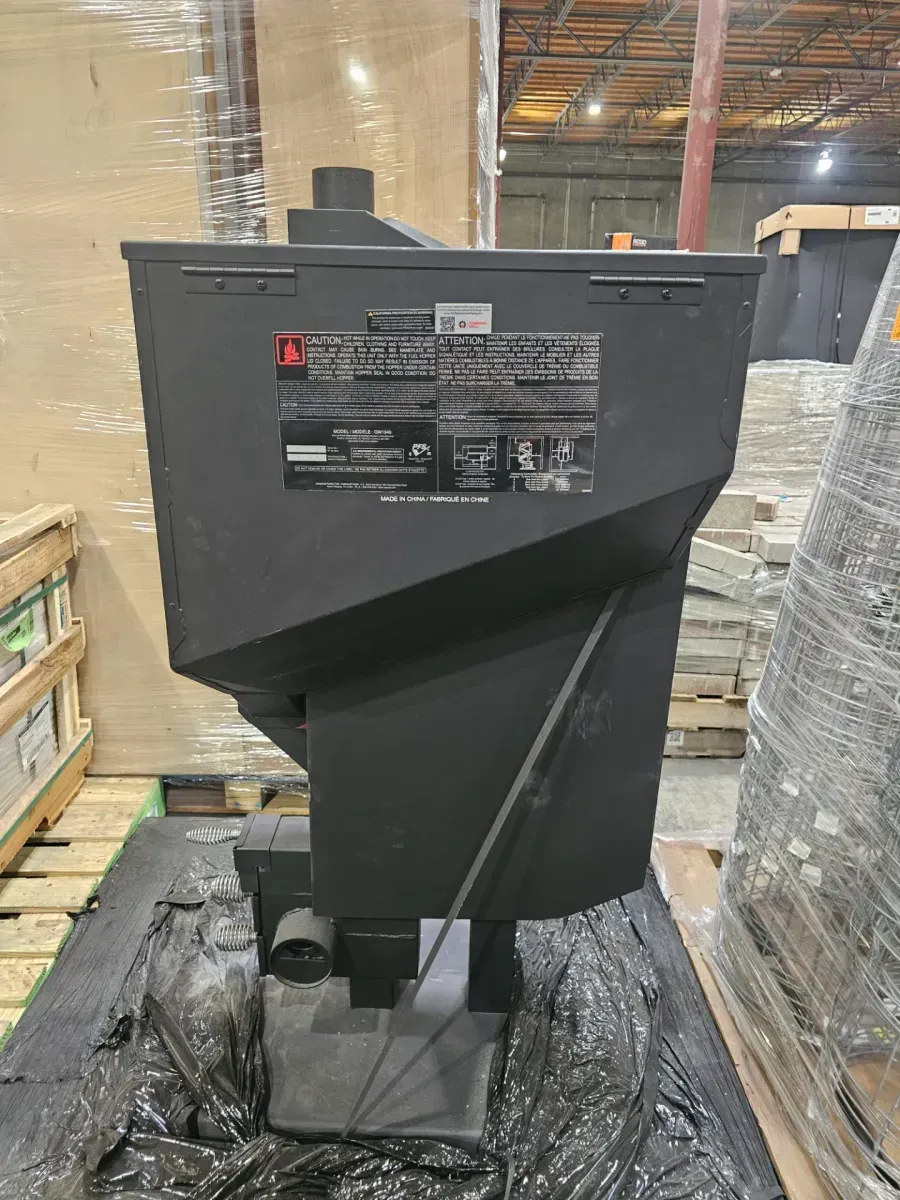 Modern Gravity-Fed Wood Pellet Stove - image 4