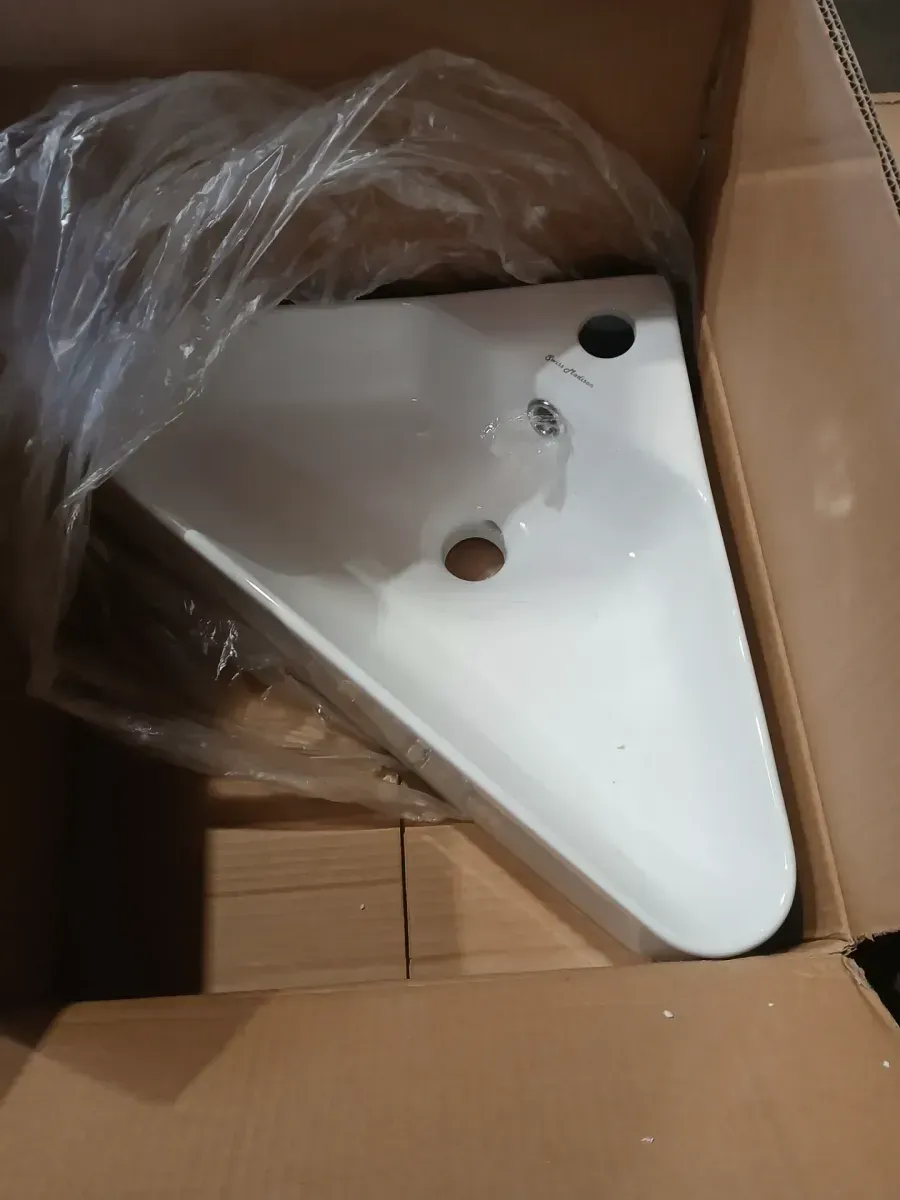 St. Tropez Corner Vessel Wall Hung Sink - image 3