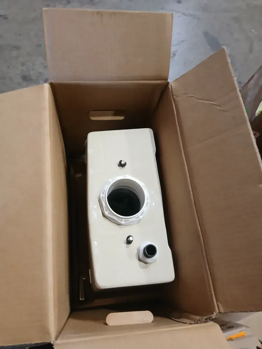 Town Square S 1.28 GPF Single Flush Toilet Tank Only in Linen - image 4