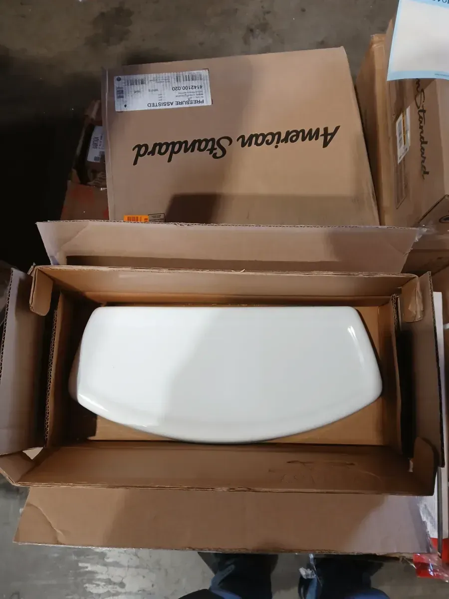 Baby Devoro 1.28 GPF Single Flush Toilet Tank Only in White - image 3