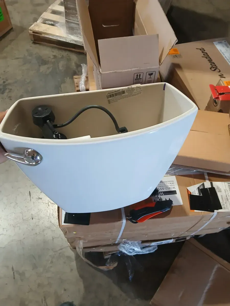 Baby Devoro 1.28 GPF Single Flush Toilet Tank Only in White - image 5