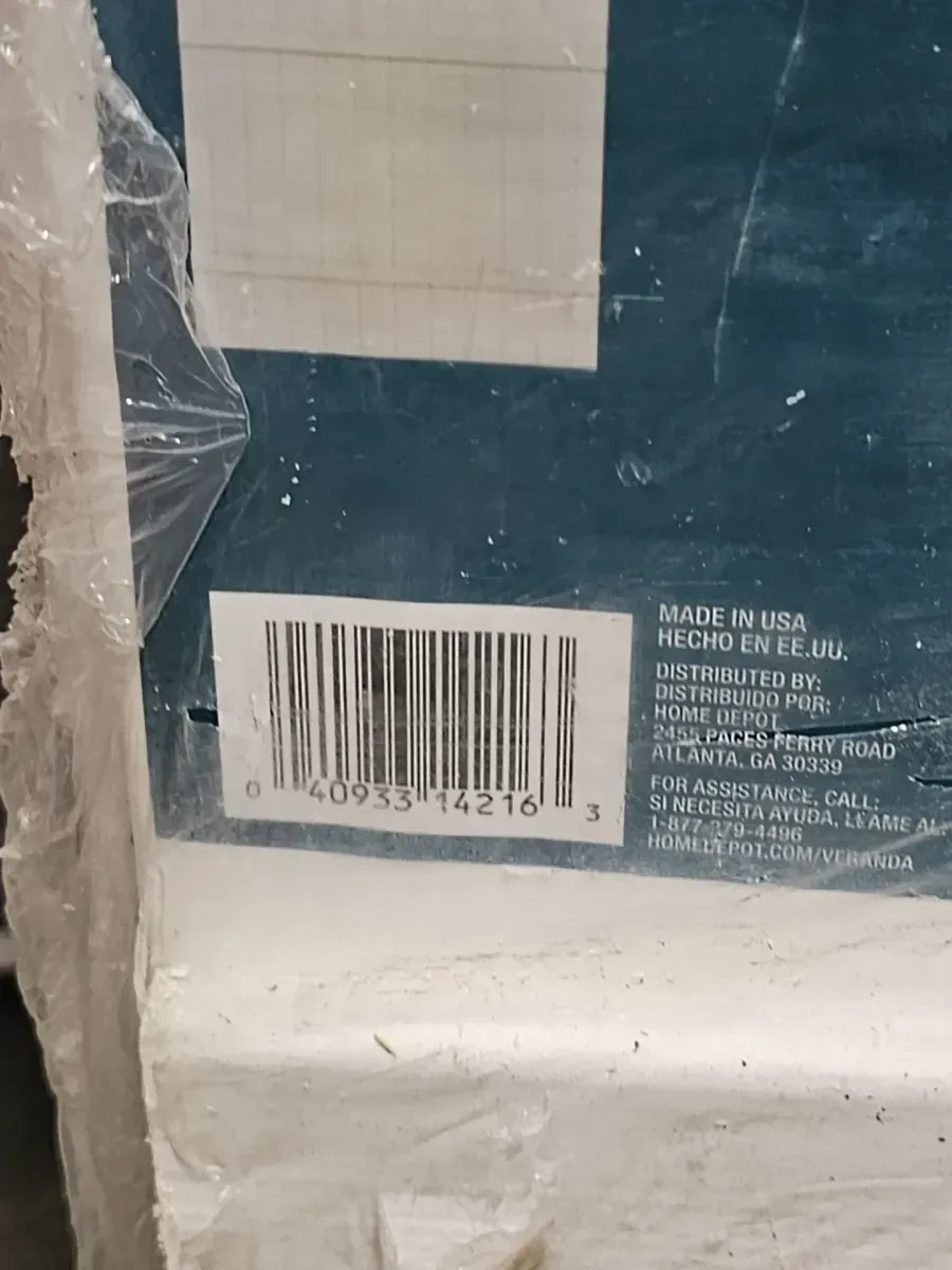 6 ft. H x 6 ft. W White Windham Vinyl Fence Panel - image 2