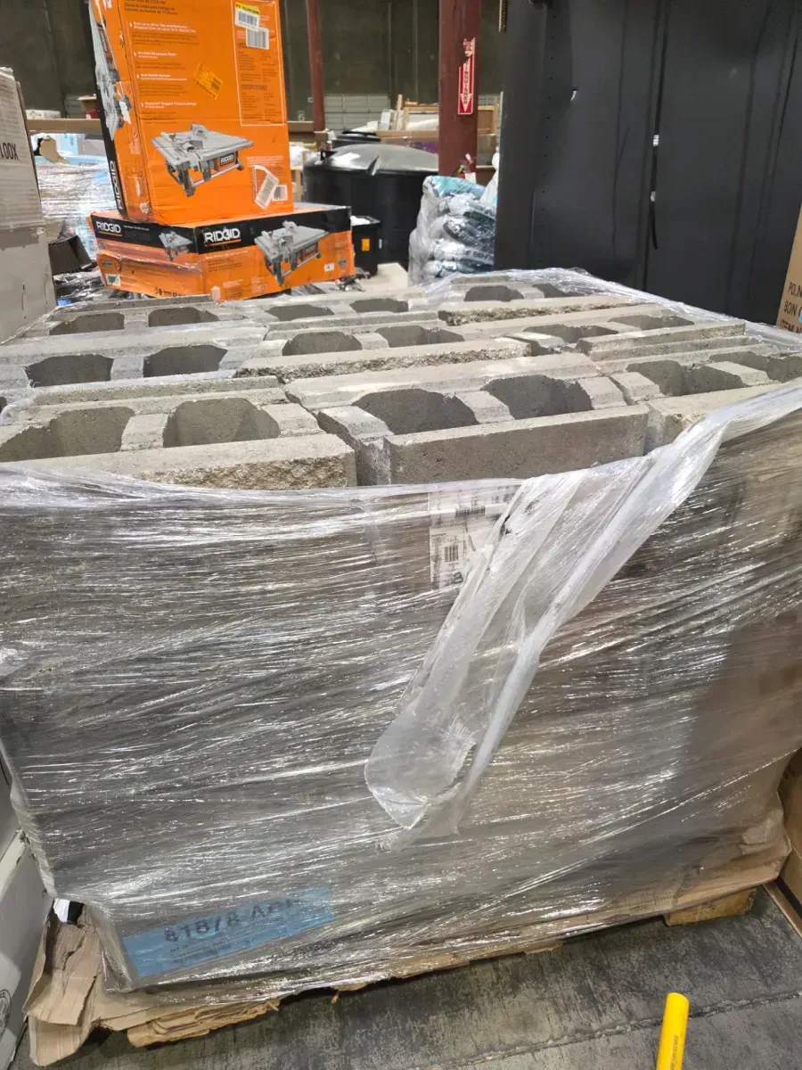 Regal Stone Pro 18 in. W x 12 in. L x 8 in. H Rock Face Pewter Blend Concrete Wall Block (36-Pieces/36 Face Ft/Plt) - image 3