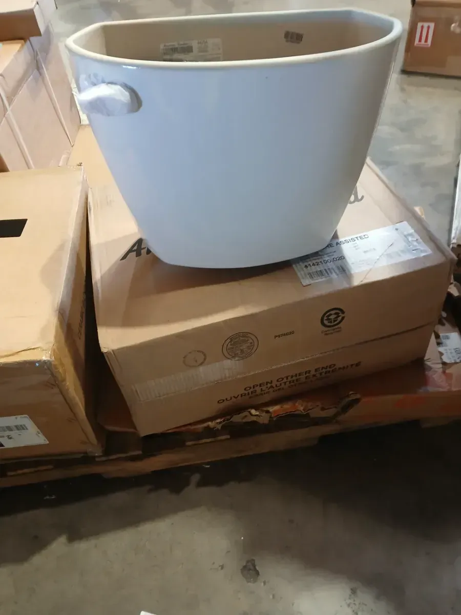 American Standard Cadet 3 Toilet Tank in White (Colony3 1.28 GPF Single Flush Toilet Tank Only with Pressure Assisted Flushing Technology in White) - image 6