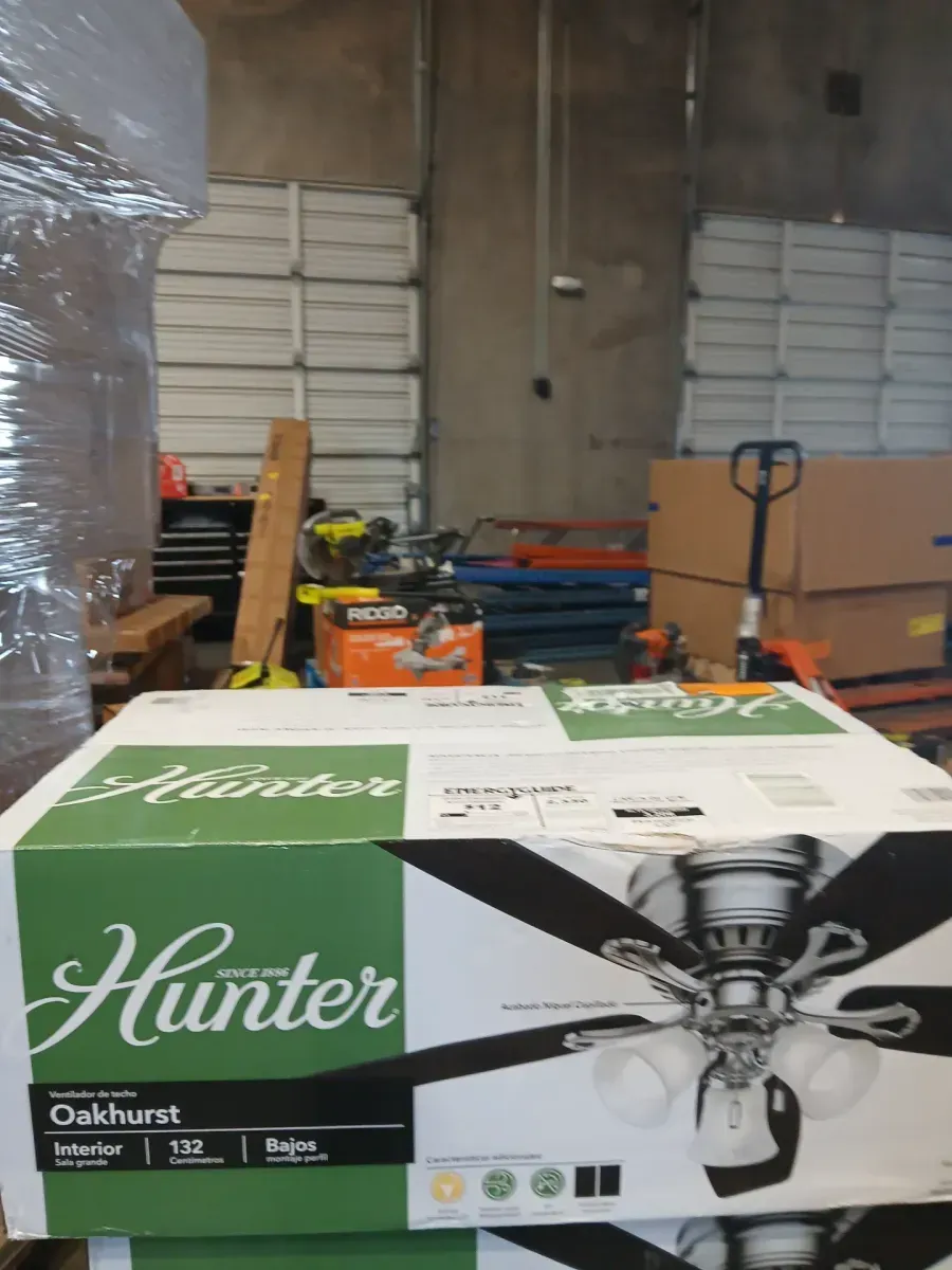 Oakhurst 52 in. LED Indoor Low Profile Brushed Nickel Ceiling Fan with Light Kit - image 2