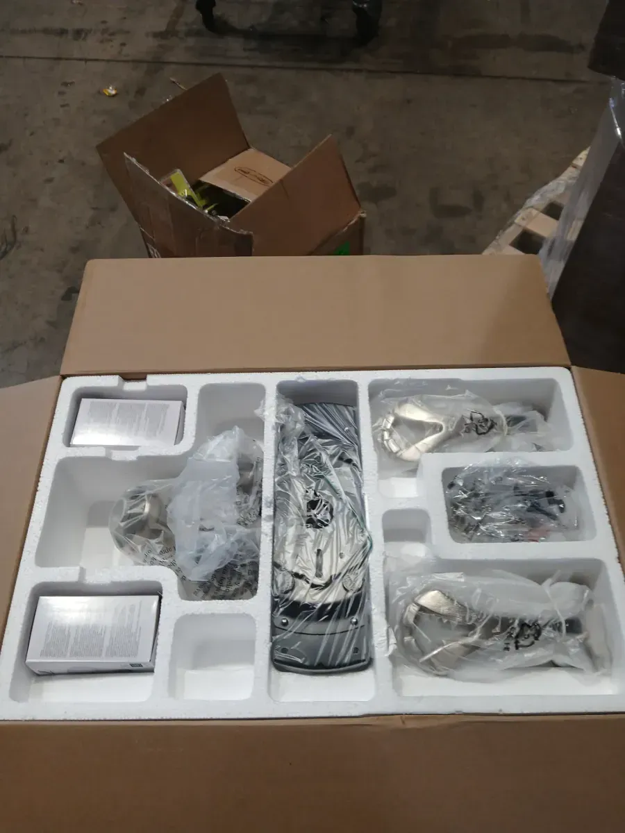 Oakhurst 52 in. LED Indoor Low Profile Brushed Nickel Ceiling Fan with Light Kit - image 3