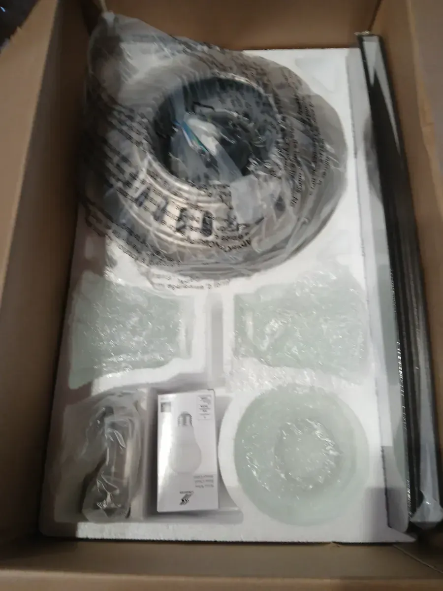 Oakhurst 52 in. LED Indoor Low Profile Brushed Nickel Ceiling Fan with Light Kit - image 4