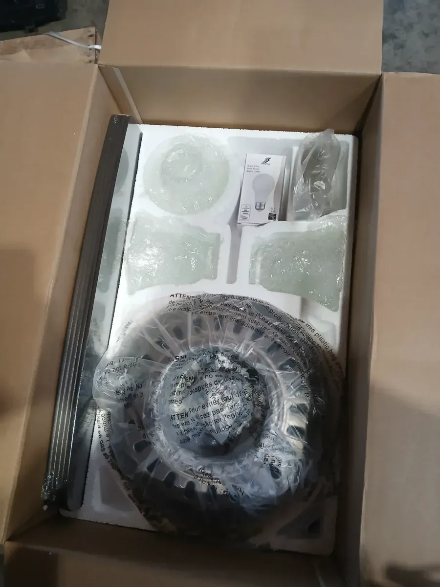 Oakhurst 52 in. LED Indoor Low Profile Brushed Nickel Ceiling Fan with Light Kit - image 4