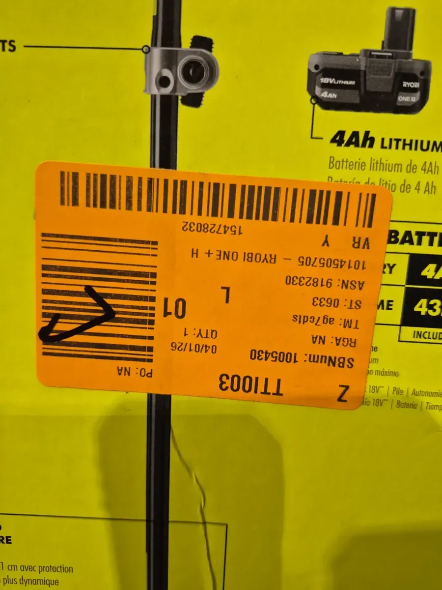 ONE+ HP 18V Brushless Whisper Series 15 in. Cordless Attachment Capable String Trimmer with 4.0 Ah Battery and Charger - image 2