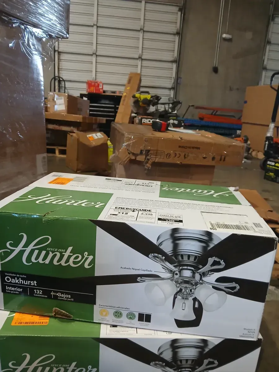 Oakhurst 52 in. LED Indoor Low Profile Brushed Nickel Ceiling Fan with Light Kit - image 2