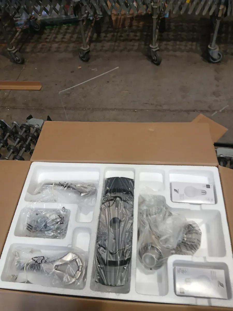 Oakhurst 52 in. LED Indoor Low Profile Brushed Nickel Ceiling Fan with Light Kit - image 3