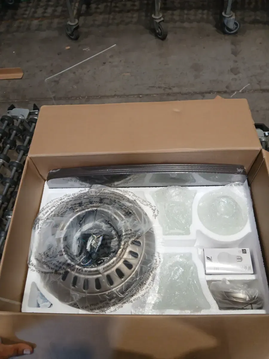 Oakhurst 52 in. LED Indoor Low Profile Brushed Nickel Ceiling Fan with Light Kit - image 4