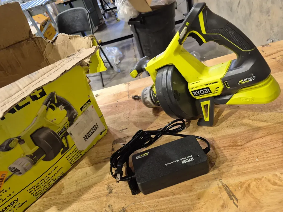 ONE+ 18V Hybrid Drain Auger (Tool Only) with Auger Replacement Drum - image 4