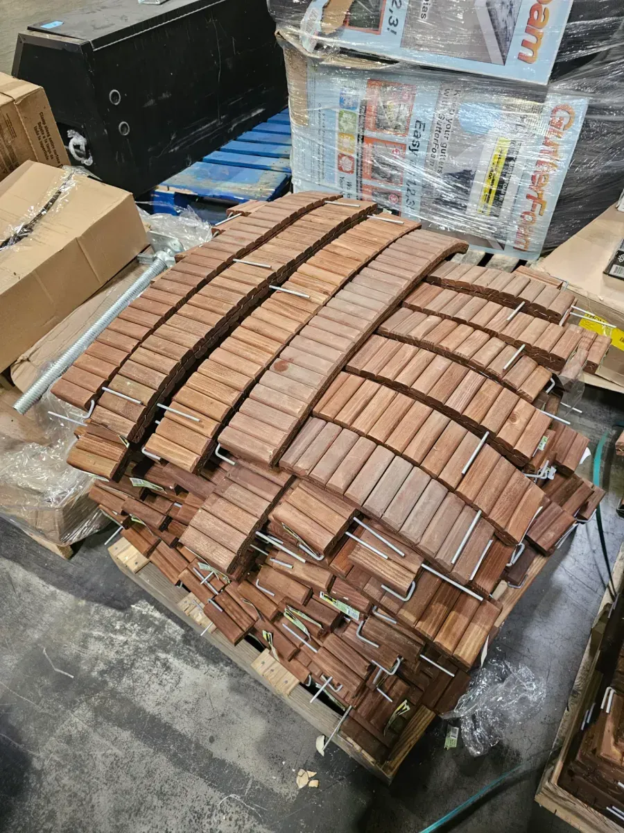 3 ft. Wooden Half-Log Landscape Edging - image 3