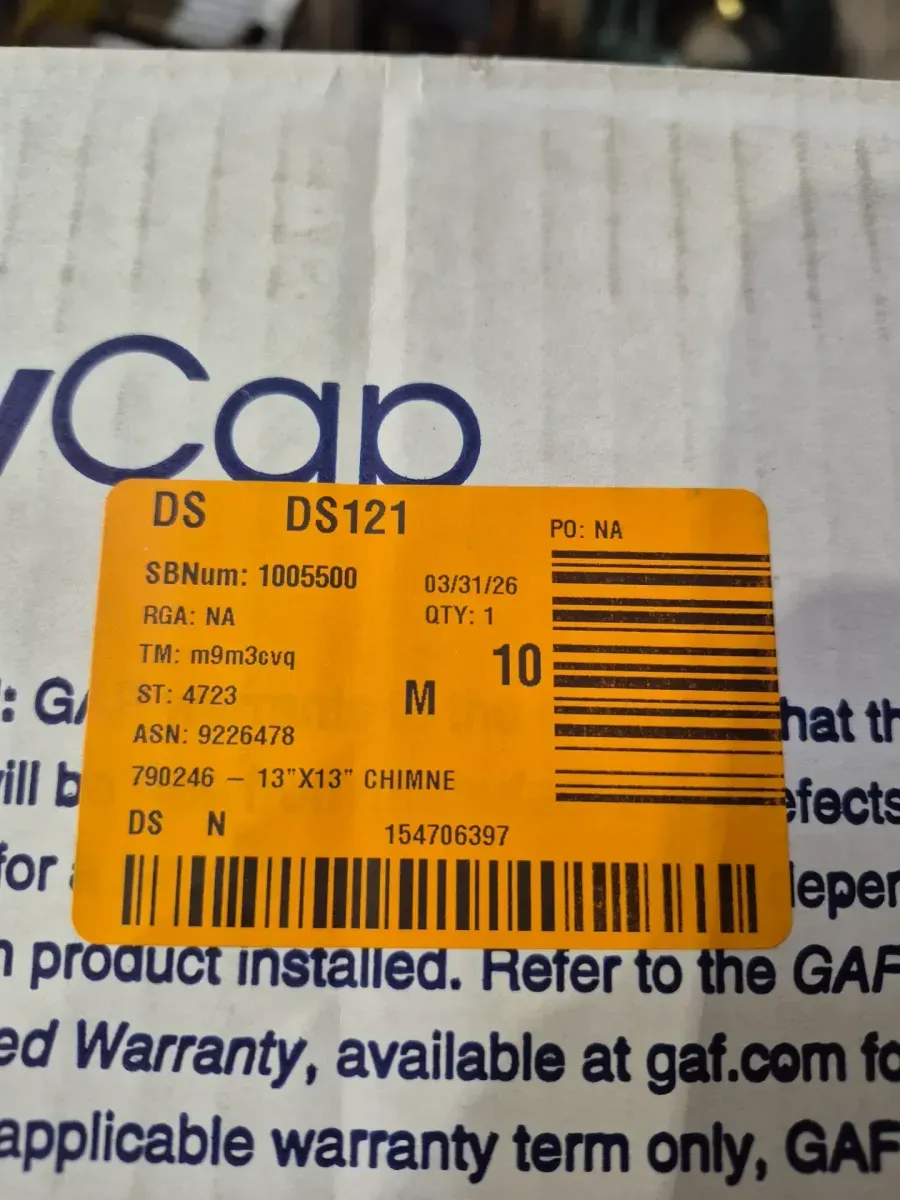 13 in. x 13 in. Galvanized Steel Fixed Chimney Cap in Black - image 2