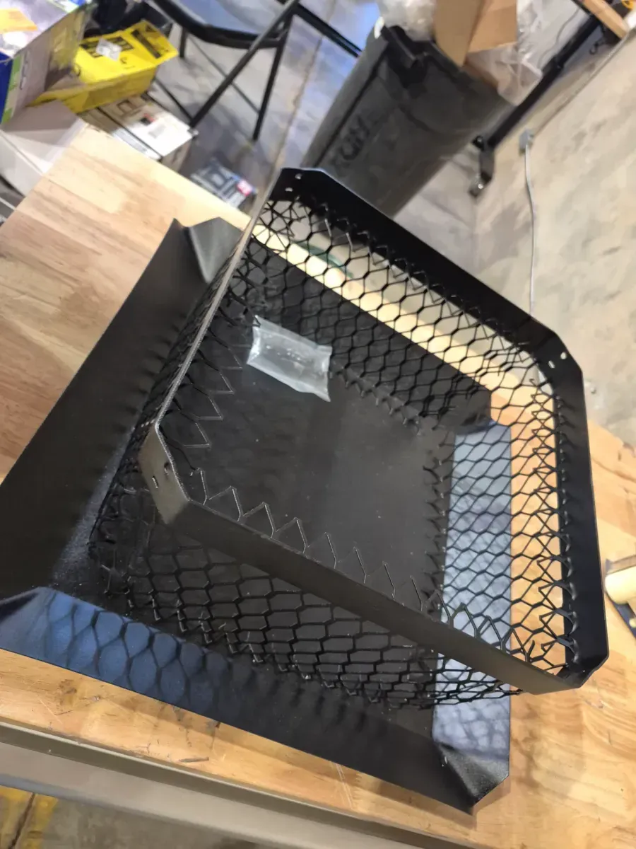 13 in. x 13 in. Galvanized Steel Fixed Chimney Cap in Black - image 5