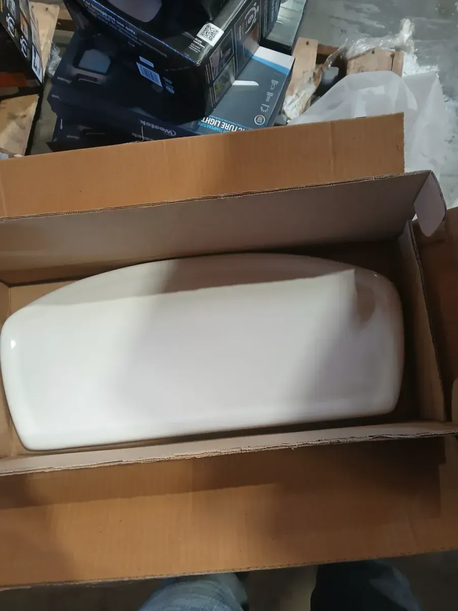 Yorkville FloWise Pressure-Assisted 1.1 GPF Single Flush Toilet Tank Only in White - image 3