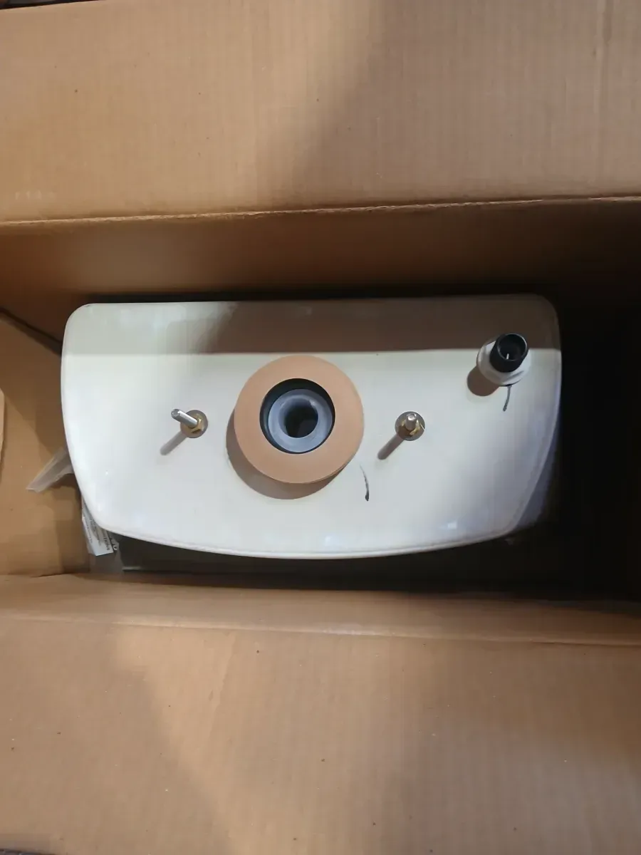 Yorkville FloWise Pressure-Assisted 1.1 GPF Single Flush Toilet Tank Only in White - image 4