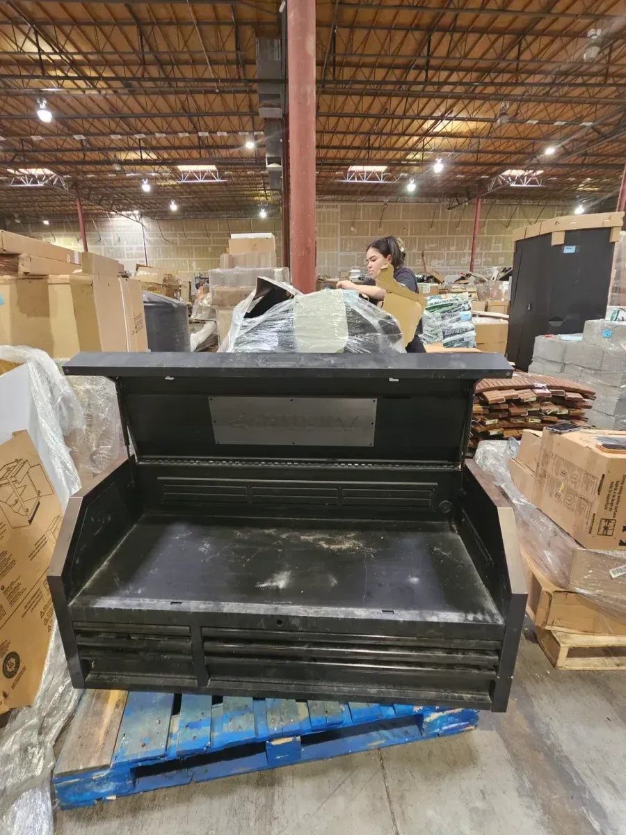 Husky Heavy-Duty 72 in. 8-Drawer Top Tool Chest in Matte Black - image 2