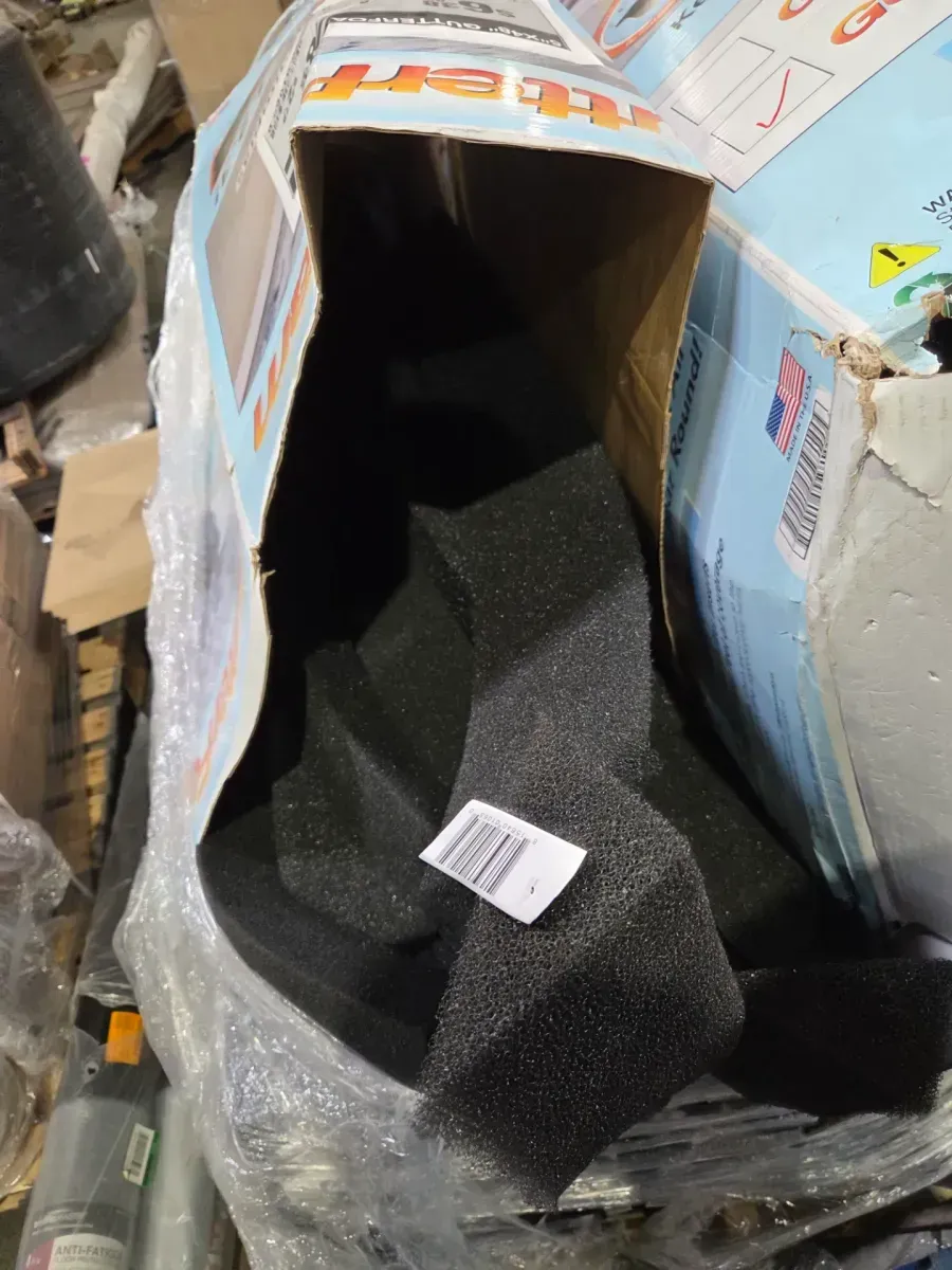 *** pack of 4 ***Original 5 in. x 4 ft. Half Round Foam Gutter Filter Inserts - image 2