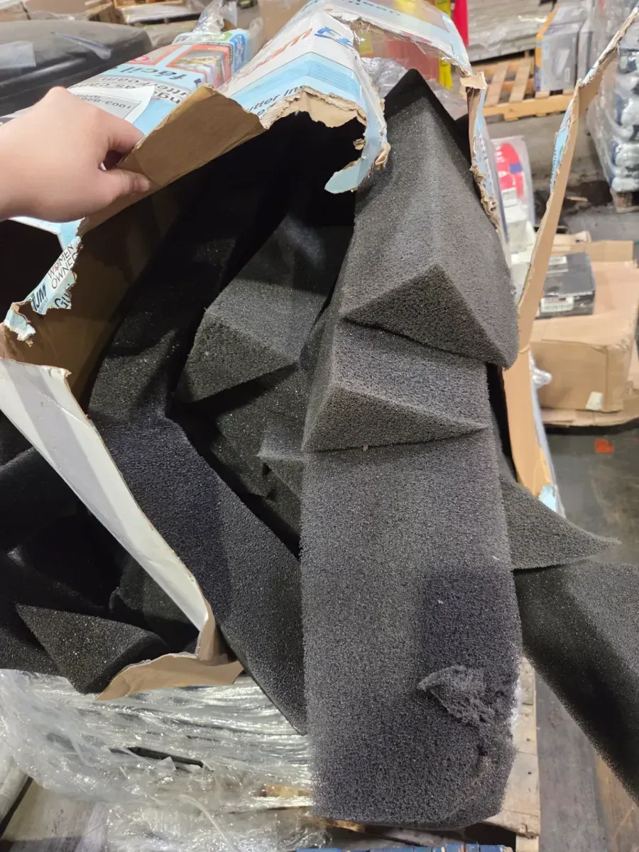 *** pack of 4 ***Original 5 in. x 4 ft. Half Round Foam Gutter Filter Inserts - image 3