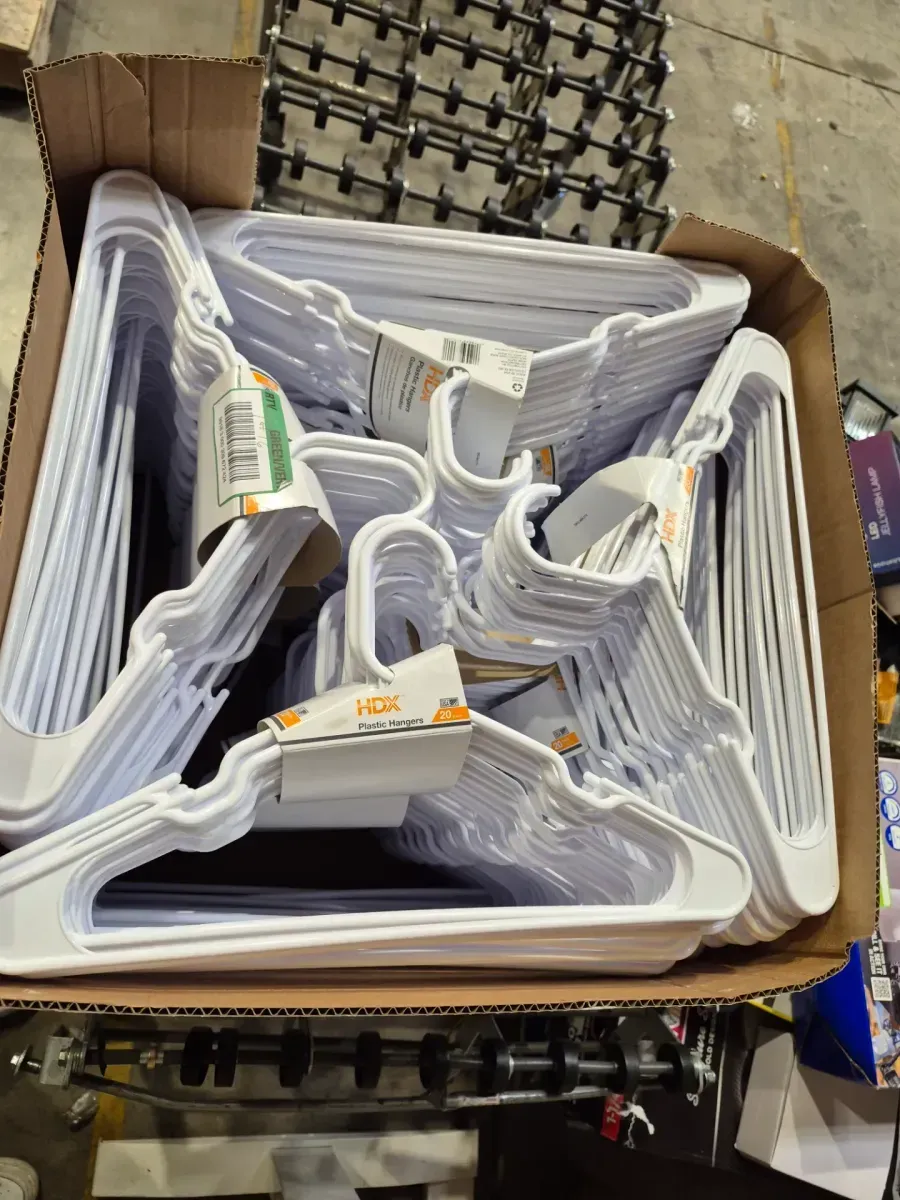 *** Pack of 20***White Plastic Hangers (20-Pack) - image 4